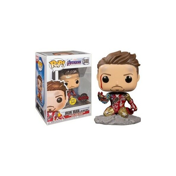 Funko pop marvel endgame i am iron man glow in the dark edicion especial brillo en la oscuridad 47096