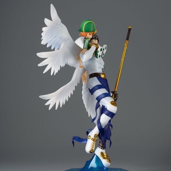 Figura megahouse digimon adventure g.e.m. angemon & takaishi takeru