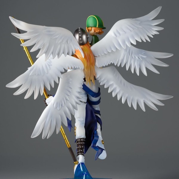 Figura megahouse digimon adventure g.e.m. angemon & takaishi takeru