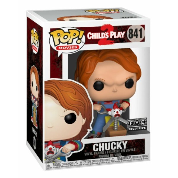 Funko pop chucky el muñeco diabólico con buddy y tijeras gigantes