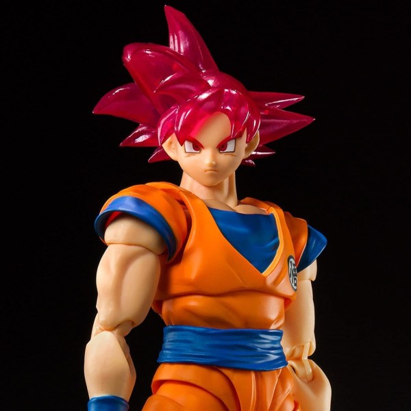 Figura tamashii nations dragon ball super goku super saiyan dios sh figuarts feria barcelona 2021