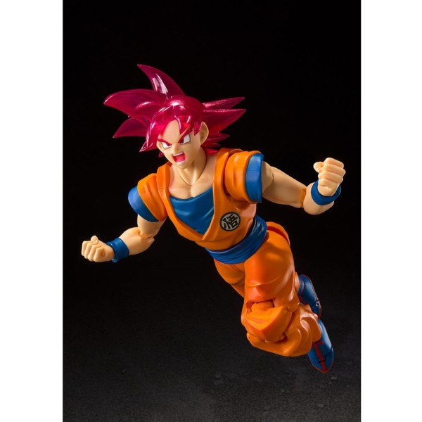 Figura tamashii nations dragon ball super goku super saiyan dios sh figuarts feria barcelona 2021