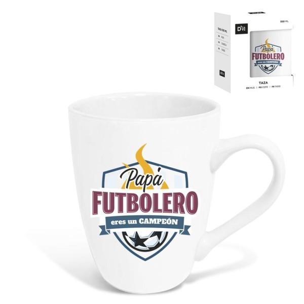 Taza De Ceramica Papa Futbolero 350Ml