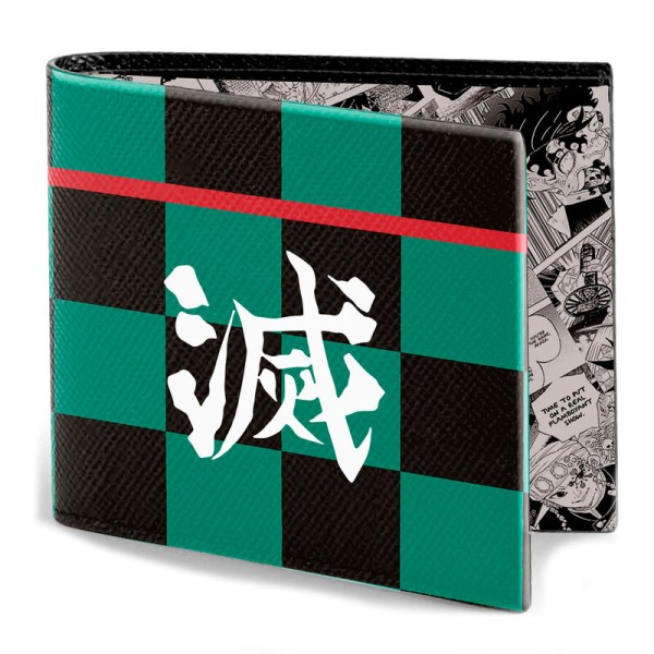 Cartera Hombre Demon Slayer Kimetsu 12x12x2cm.