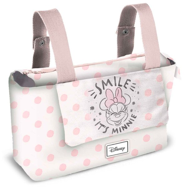 Bolso Maternidad Minnie Disney Adp. Carro 27x31x12cm.