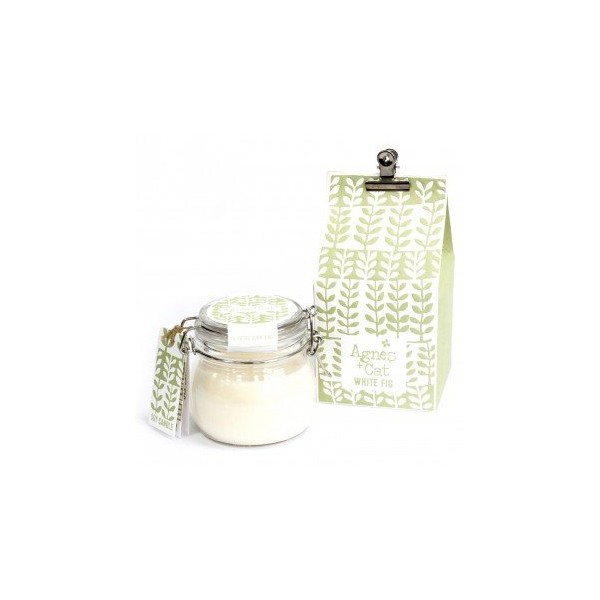 Velas en Tarro de Vidrio - White Fig