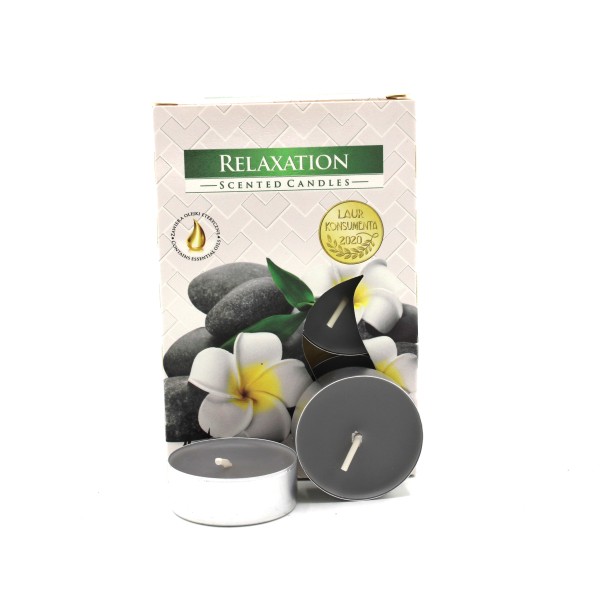 1x Set de 6 Velas de Té Perfumadas - Relajación