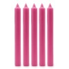 Velas a Granel de Color Sólido - Rosa Profundo Rústico - Paquete de 10