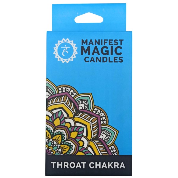 Velas Mágicas Manifest (paquete de 12) - Azul - Chakra Garganta