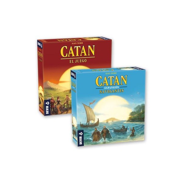 Kit juegos de mesa catán + expansión catán navegantes