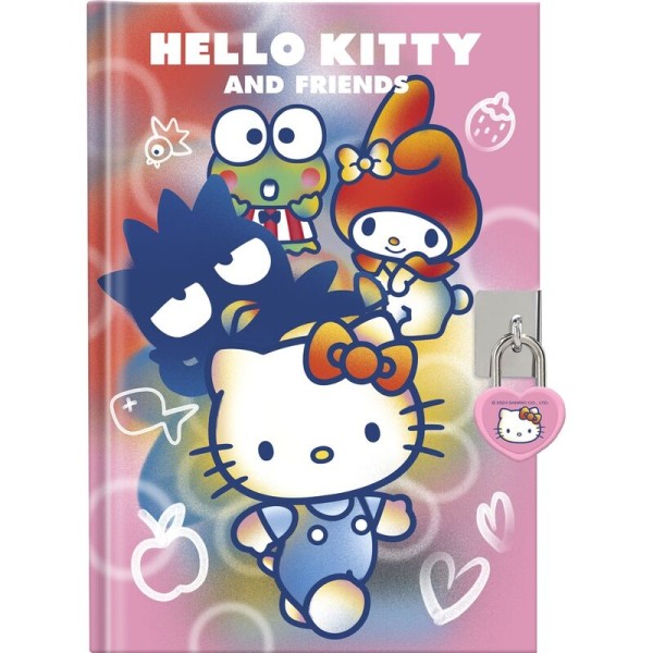 Diario Con Boligrafo Magico Hello Kitty + Boligrafo Con Topper