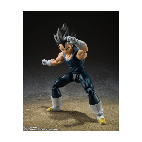 Figura tamashii nations dragon ball vegeta super hero 14 cm super sh figuarts