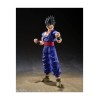 Figura tamashii nations dragon ball ultimate son gohan super hero 14 cm super sh figuarts re - run