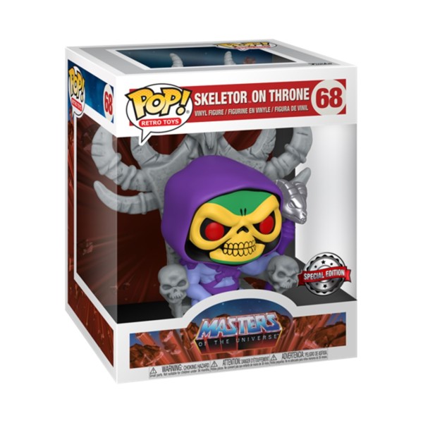 Funko pop deluxe animacion masters of the universe skeletor en el trono edicion especial exclusivo 54586