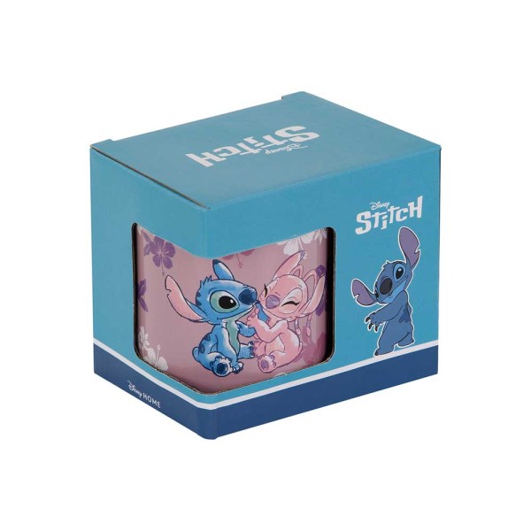 Taza karactermania stitch y angel lilo y stitch