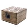 Caja de Madera Blanca - 4x4 Pastillero Diseño Eslavo