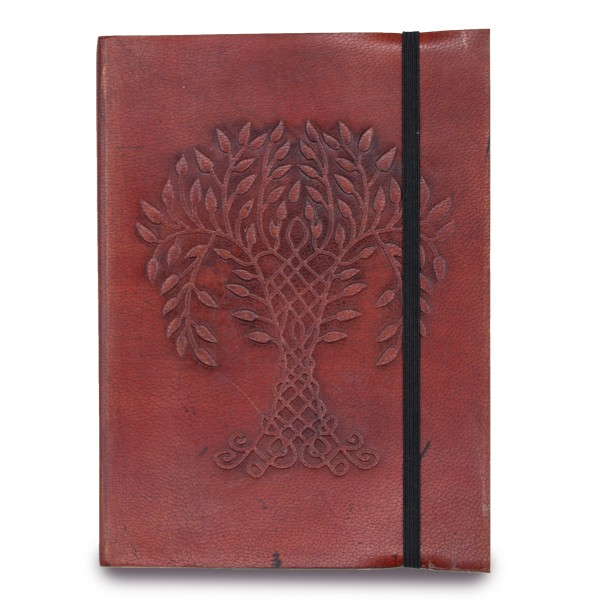 Cuaderno pequeño con elástico - Árbol de la vida