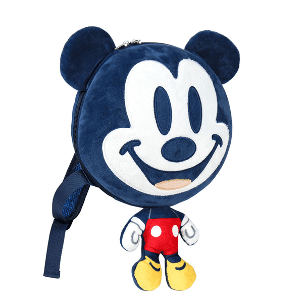 Mochila Peluche 3D Mickey Disney 30x23x13cm.