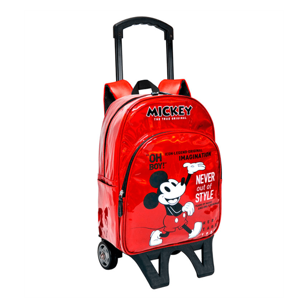 Mochila Carro Mickey Disney 90 Years 33x42x14cm.