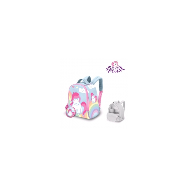 Mochila Neopreno Unicornio 25cm