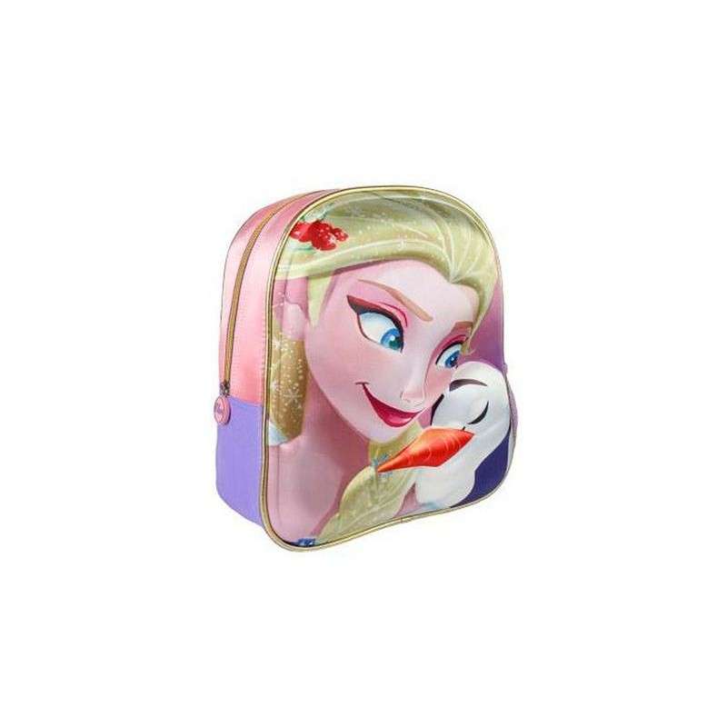 Mochila Elsa Frozen Disney 3D 25x31x10cm