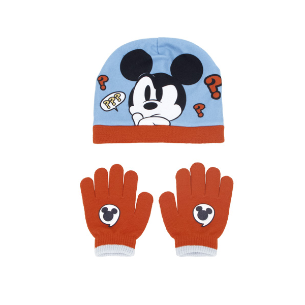 Conjunto Gorro Guantes Mickey Disney