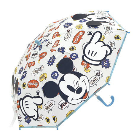 Paraguas Manual Mickey Disney Transparente 46cm.