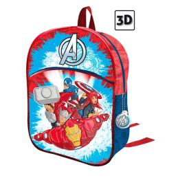 Mochila Avengers Marvel 3D 32cm.