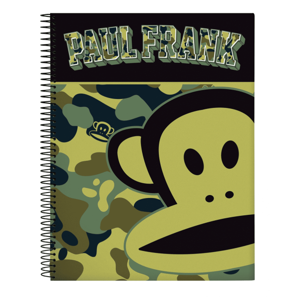 Bloc Carton A4 Microperforado 120 Hojas Paul Frank Camo