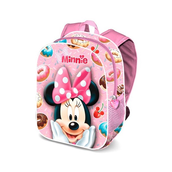 Mochila 3D Minnie Sweet Disney 31x27x11cm.