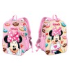 Mochila 3D Dual Minnie Disney Sweet 32x25x12cm.