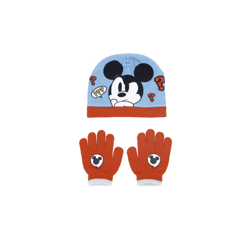 Conjunto Gorro Guantes Mickey Disney