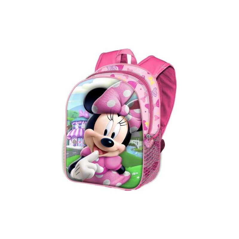 Mochila 3D Minnie Disney 31x27x11cm.