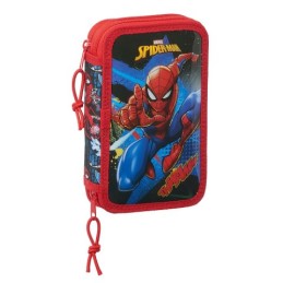 Plumier Spiderman Marvel Doble 28 Piezas