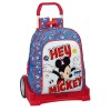 Mochila C/Carro Evolution Mickey Disney 33x42x14cm.