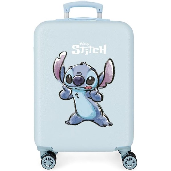 Maleta Trolley ABS Stitch Disney 38x55x20cm.