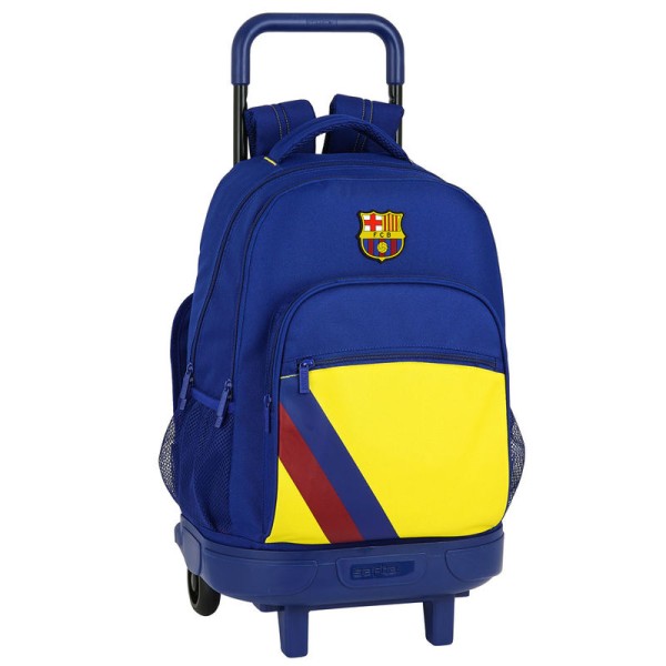 Mochila Compact F.C. Barcelona Carro Extraible 33x45x22cm.