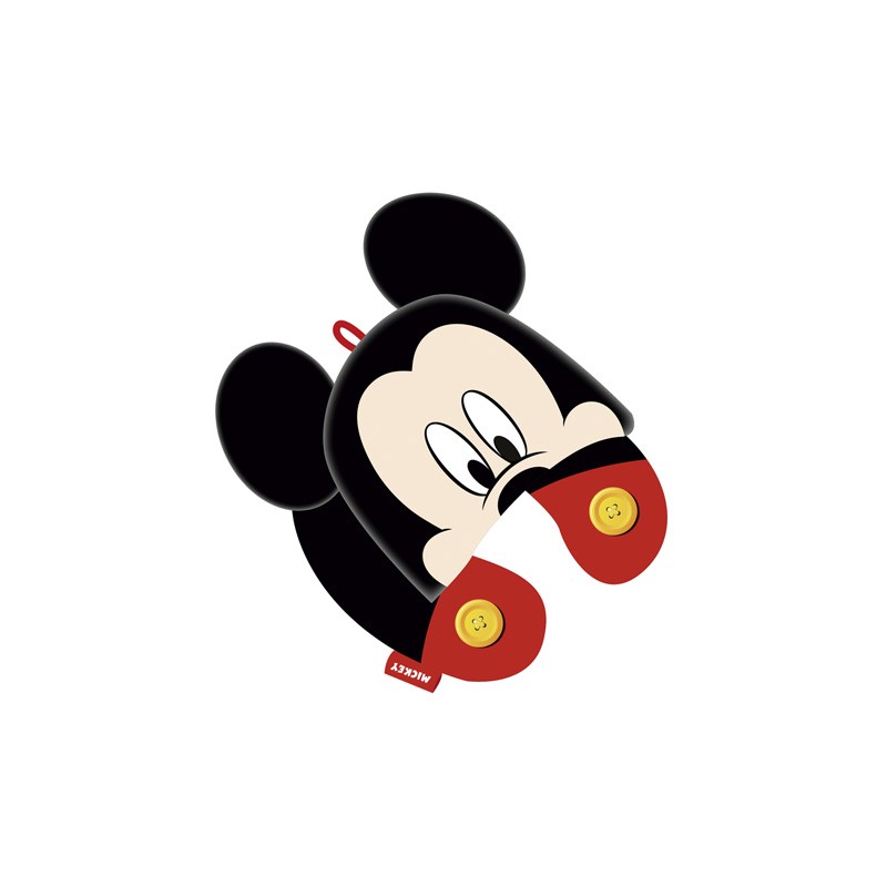 Cojin Cuello C/Capucha Mickey Disney 33cm.