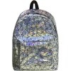 Mochila Color Laser Plata Juvenil Lona 30x42x14cm.