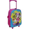 Mochila Con Trolley Fijo Minnie Disney C/ Lentejuelas 28x35x11cm.