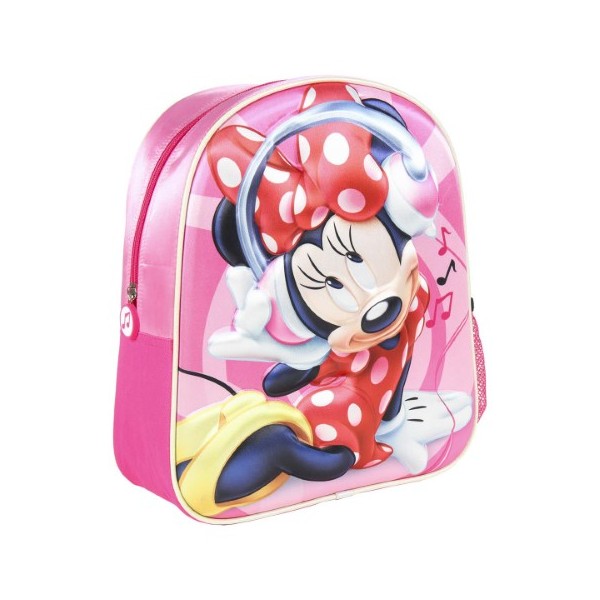 Mochila Minnie Disney 3D 26x31x10cm