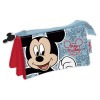 Portatodo Triple Mickey Disney 21x11x3.50cm.