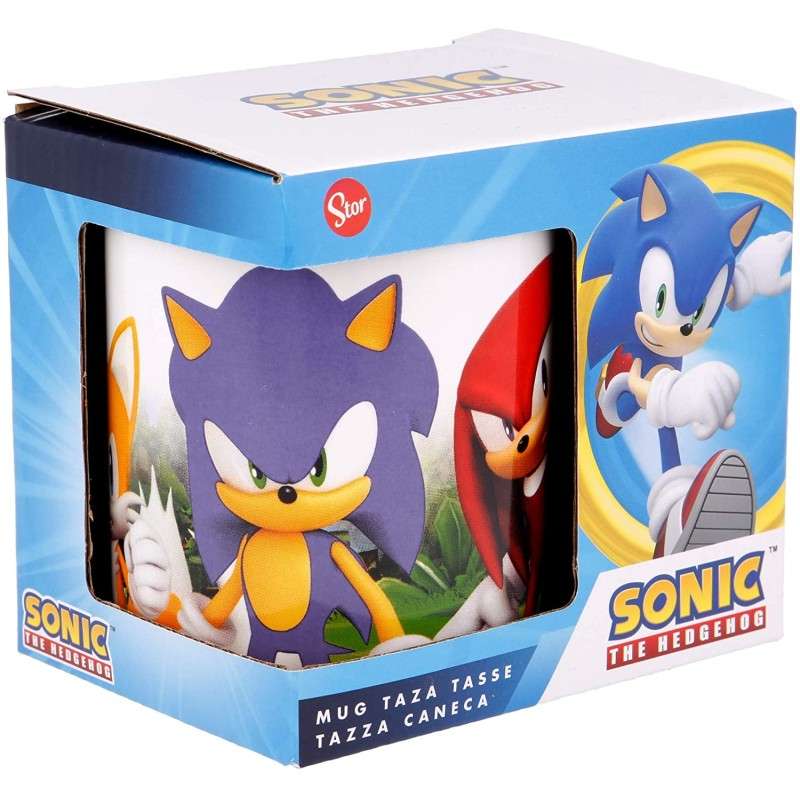 TAZA CERAMICA 325 ML | EN CAJA DE REGALO SONIC