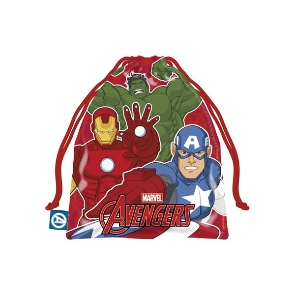 Saquito Merienda Avengers Marvel 26.5x21.5cm.