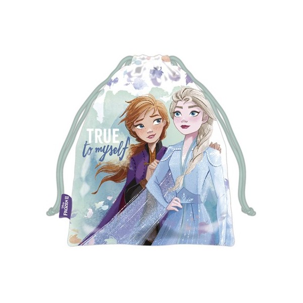 Saquito Merienda Frozen ll Disney 26.5x21.5cm.