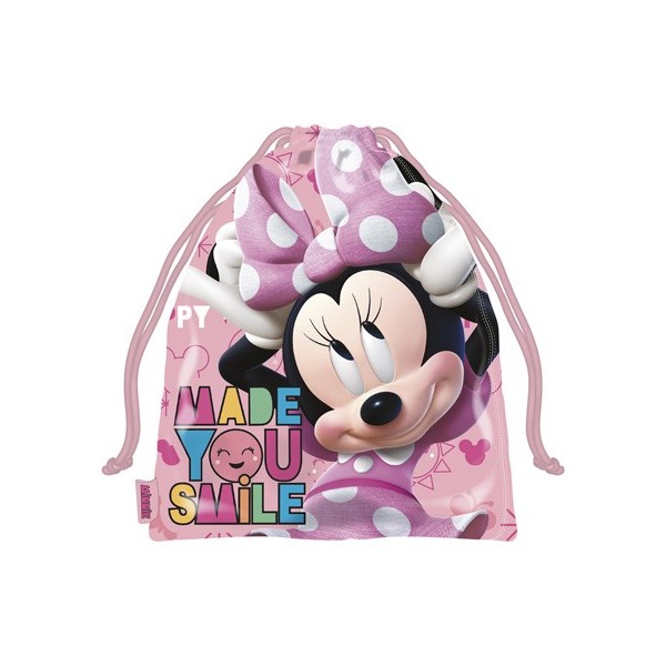 Saquito Merienda Minnie Disney 26.5x21.5cm.