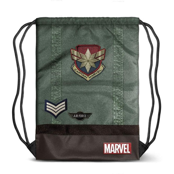 Saco Mochila Capitan America 48x35x1cm.