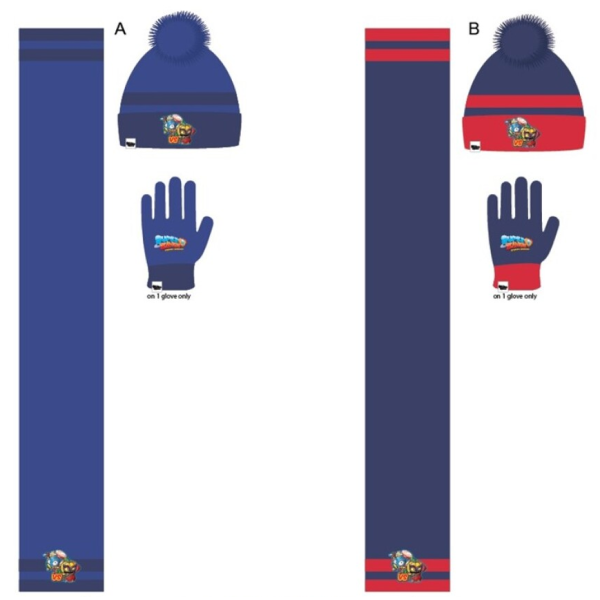 Conjunto Gorro Guantes Bufanda SUPER ZINGS