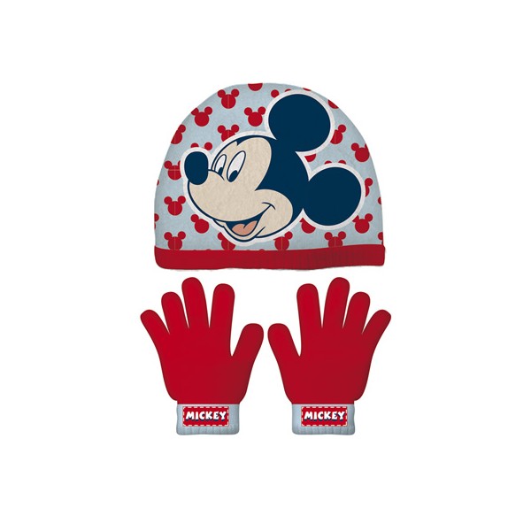 Conjunto Gorro Guantes Mickey Disney T.48/51