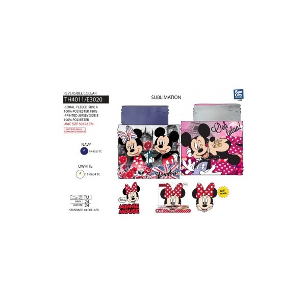 Braga De Cuello Coralina Minnie Disney